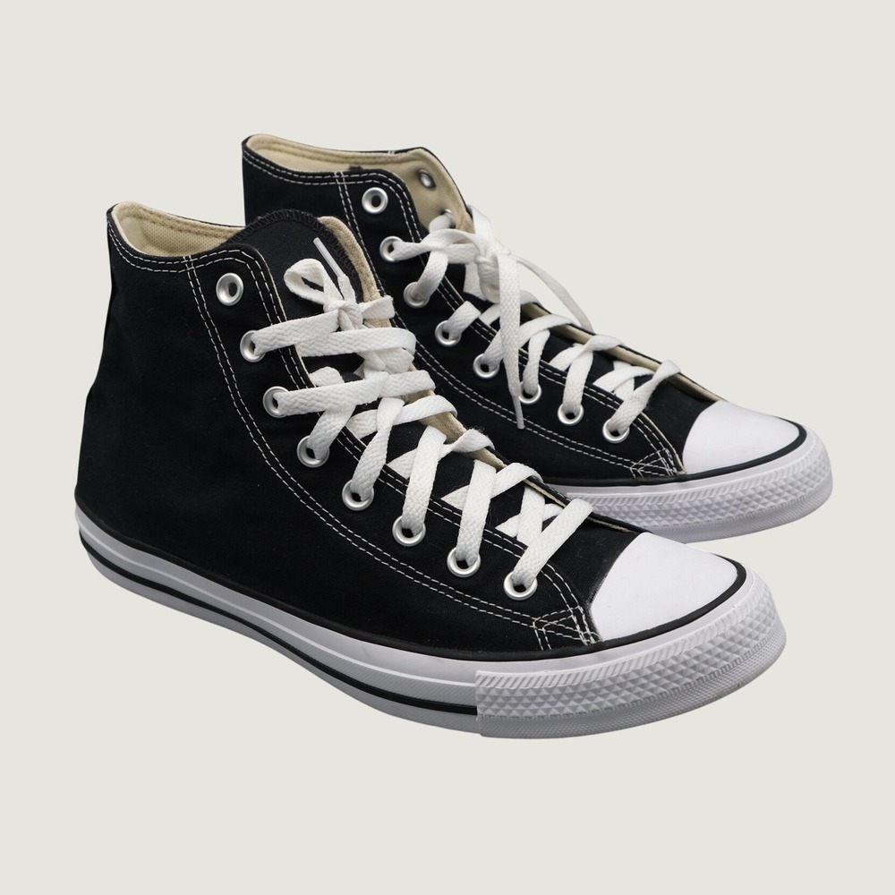 Converse Chuck Taylor All Star High Top M9.5 W11.5 Black Canvas M9160 Sneaker